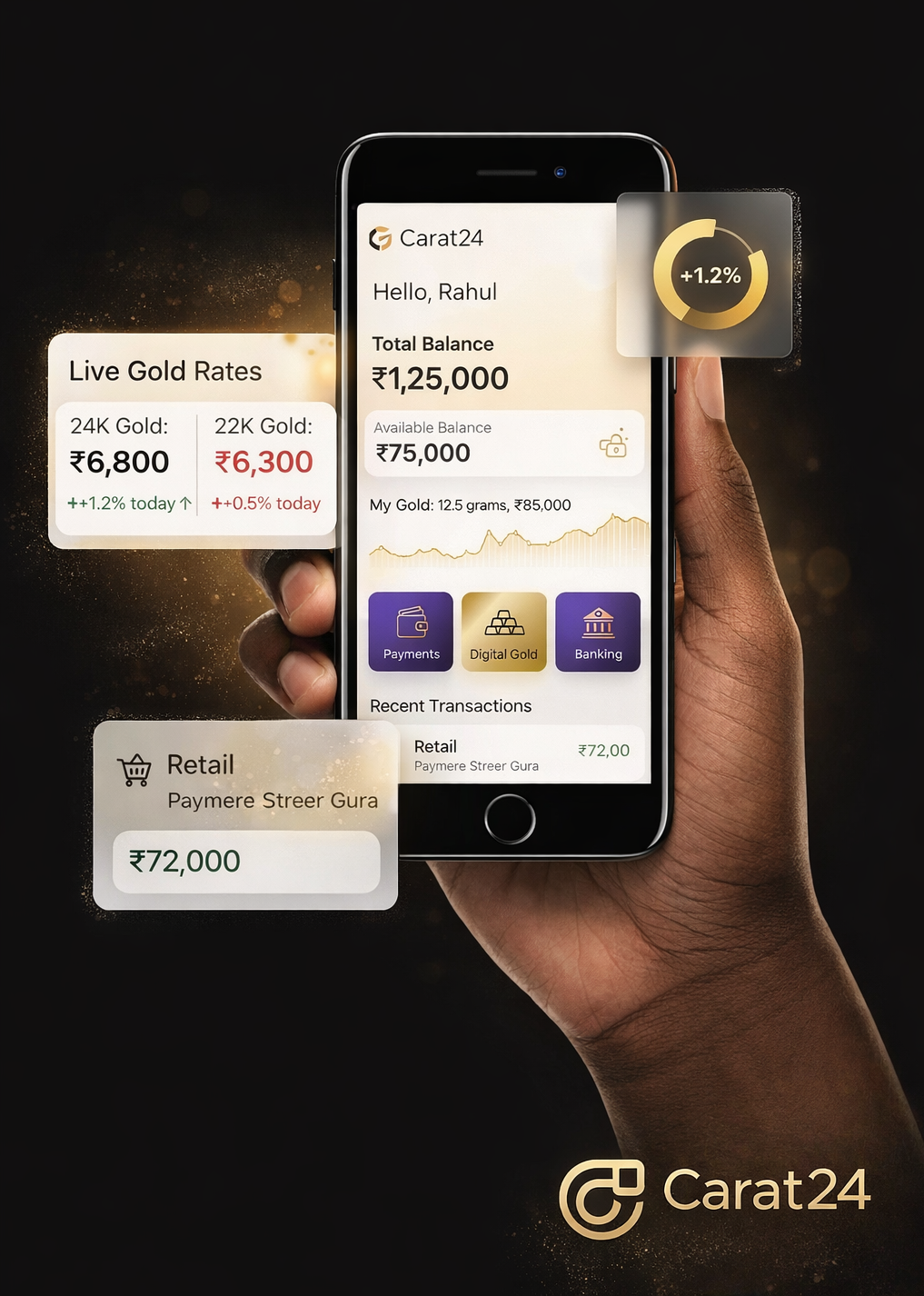 CaratStone App Preview